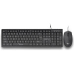 Alcatroz Usb Wired Keyboard And Mouse Xplorer Black - (C3600)