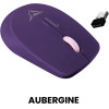 Alcatroz Wireless Longlasting Silent Mouse Aubergine - (AIRMOUSE-3S-A)