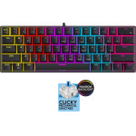 Armaggeddon 61-Keys Wired Mech Keyboard BL.SW. MKA-1C Core Clicky Black - (MKA-1C-CORE-CB)