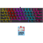 Armaggeddon 61-Keys Wired Mech Keyboard RED.SW. MKA-1C Core Linear Black - (MKA-1C-CORE-LB)