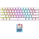 Armaggeddon Mechanical HOT-Swap Keyboard 12FX Backlight Red Switch MKA-7C 2024 White Linear Oem - (MKA-7C-2024-LW)
