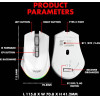 Armaggeddon TRI-Mode Gaming Mouse 10000CPi Mirage Vii White - (MIRAGEVII-W)