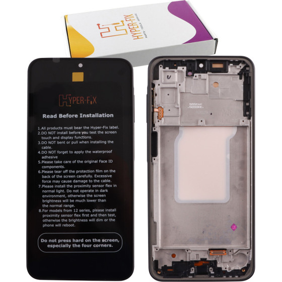 HYPER-Fix Samsung A26 5G A266 �����+Touch Screen + Lens + Frame Black Service Pack - (HF-GH82-37049A)