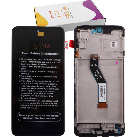 HYPER-Fix Xiaomi Redmi Note 11S 5G/Note 11 5G/Poco M4 Pro 5G ����� + Touch Screen + Lens + Frame Black Service P - (HF-560001K16B00)