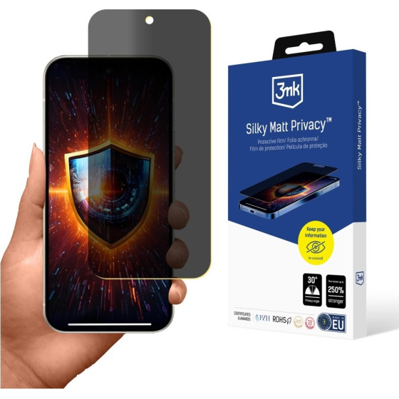 3MK Protection 3MK Silky Matt Privacy Screen Protector For Google Pixel 10 / 10 Pro - (W-3SlMatPv-GoPix910-0)