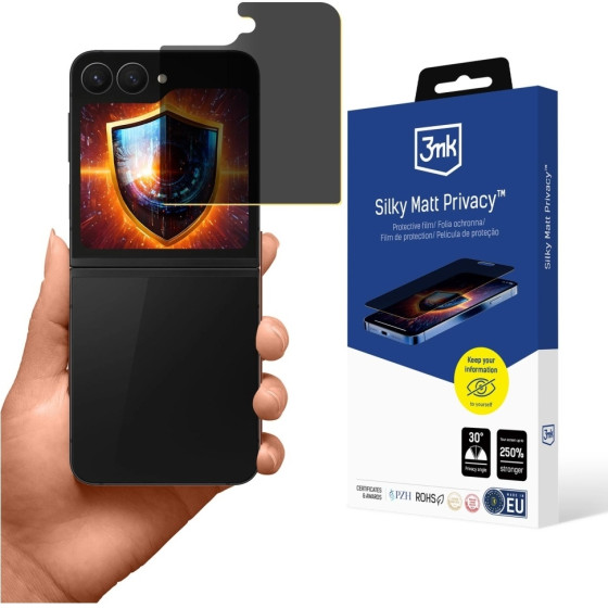 3MK Protection 3MK Silky Matt Privacy Screen Protector For Samsung Galaxy Z Flip 6/7 Fe - (W-3SlMatPv-SGF7fe/-0)