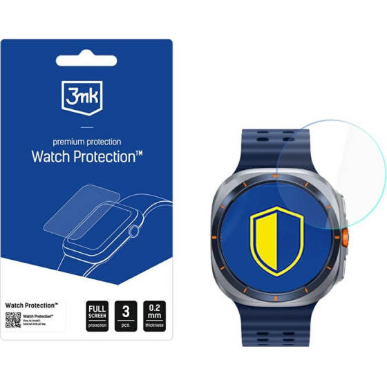 3MK Protection 3MK Watch Protection Flexibleglass Hybrid Glass For Samsung Galaxy Watch Ultra 2025 - (W-3WPrFG-SGWU25-0)