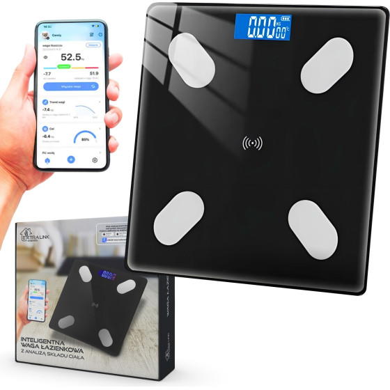EXTRALINK Smart Life K-01 Electronic Bathroom Scale - (EX.32105)