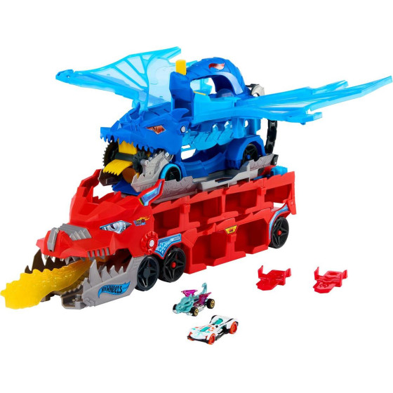 Mattel Hot Wheels: City - Ultimate Dual Dragon Transporter (JBM72)