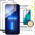 Wozinsky Set Of 2 Full Glue Tempered Glass For Samsung Galaxy M56 - (Wozinsky Full Glue Tempered Glass 2-Pack Samsung Galaxy M56)