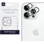 Sonique Camera Protection Glitter Lens Pro Apple Iphone 14 Pro / Iphone 14 Pro Max Silver