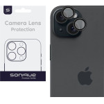 Sonique Camera Protection Glitter Lens Pro Apple Iphone 15 / Iphone 15 Plus Black