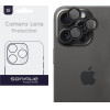 Sonique Camera Protection Glitter Lens Pro Apple Iphone 15 Pro / Iphone 15 Pro Max Black Titanium