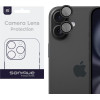 Sonique Camera Protection Glitter Lens Pro Apple Iphone 16 / Iphone 16 Plus Black
