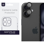 Sonique Camera Protection Glitter Lens Pro Apple Iphone 16 / Iphone 16 Plus Black