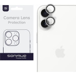 Sonique Camera Protection Glitter Lens Pro Apple Iphone 16 / Iphone 16 Plus Silver