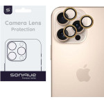 Sonique Camera Protection Glitter Lens Pro Apple Iphone 16 Pro / Iphone 16 Pro Max Desert Titanium