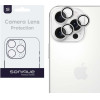 Sonique Camera Protection Glitter Lens Pro Apple Iphone 16 Pro / Iphone 16 Pro Max White Titanium