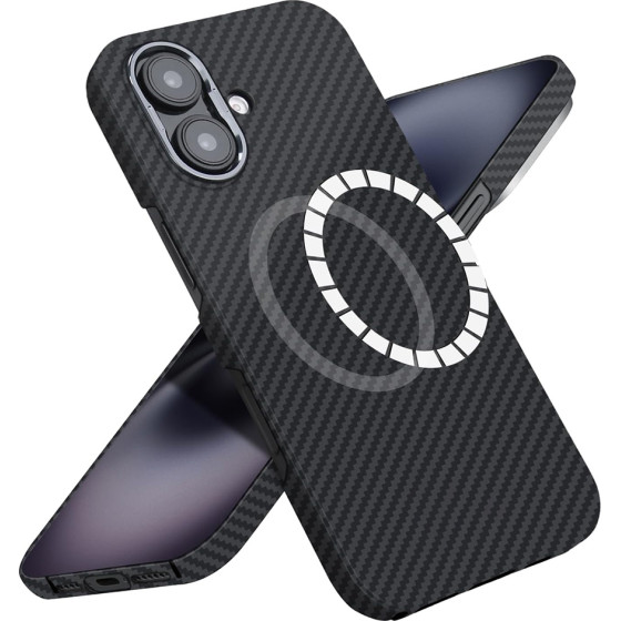 Techsuit - Aramid Fiber Magsafe - Iphone 16 - Black