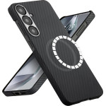 Techsuit - Aramid Fiber Magsafe - Samsung Galaxy S25 - Black