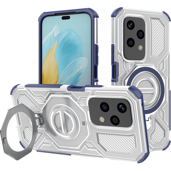 Techsuit - Carbon Shield Pro - Honor 200 Lite - Blue Transparent