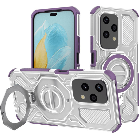 Techsuit - Carbon Shield Pro - Honor 200 Lite - Purple Transparent