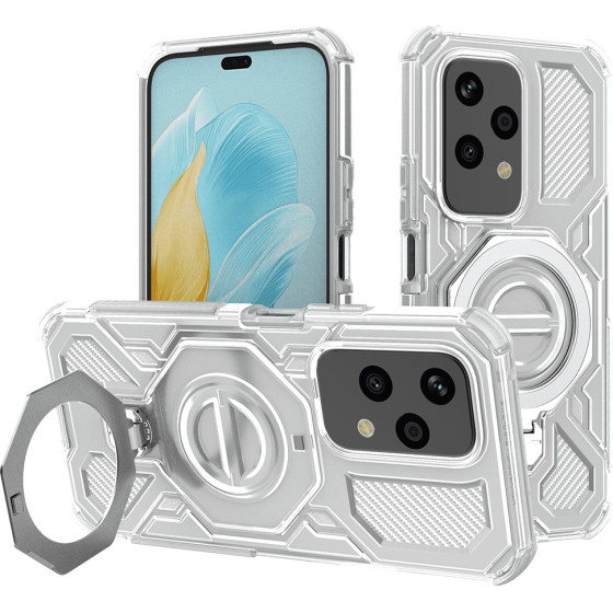 Techsuit - Carbon Shield Pro - Honor 200 Lite - White Transparent
