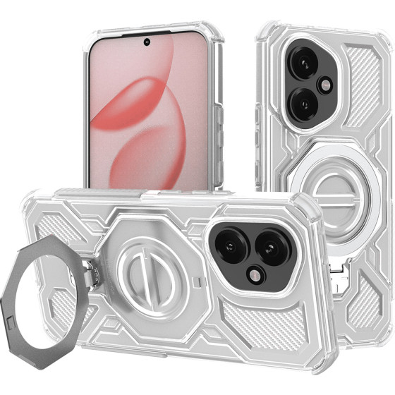Techsuit - Carbon Shield Pro - Honor 400 - White Transparent