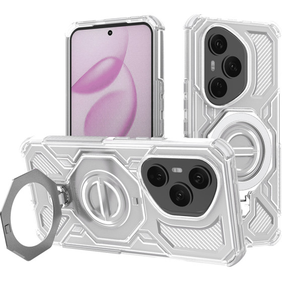 Techsuit - Carbon Shield Pro - Honor 400 Pro - White Transparent