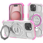 Techsuit - Carbon Shield Pro - Iphone 15 - Pink Transparent