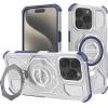 Techsuit - Carbon Shield Pro - Iphone 15 Pro - Blue Transparent