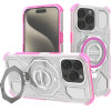Techsuit - Carbon Shield Pro - Iphone 15 Pro - Pink Transparent