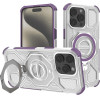 Techsuit - Carbon Shield Pro - Iphone 15 Pro - Purple Transparent