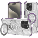 Techsuit - Carbon Shield Pro - Iphone 15 Pro - Purple Transparent