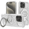 Techsuit - Carbon Shield Pro - Iphone 15 Pro - White Transparent