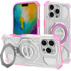 Techsuit - Carbon Shield Pro - Iphone 16 Pro - Pink Transparent