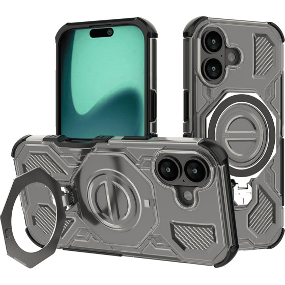 Techsuit - Carbon Shield Pro - Iphone 17 - Smoke Black
