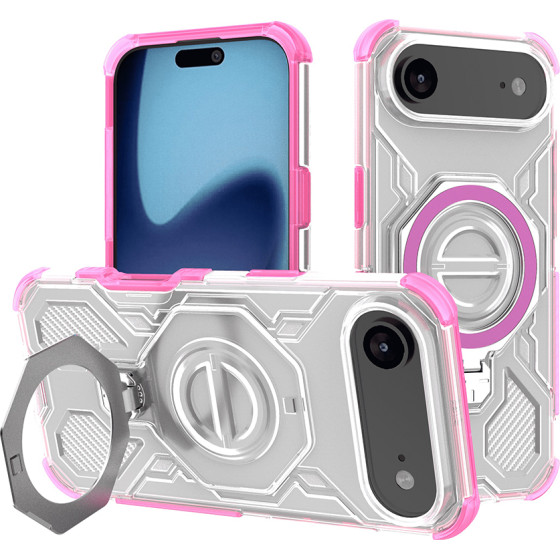 Techsuit - Carbon Shield Pro - Iphone 17 Air - Pink Transparent