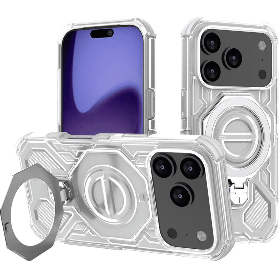 Techsuit - Carbon Shield Pro - Iphone 17 Pro - White Transparent