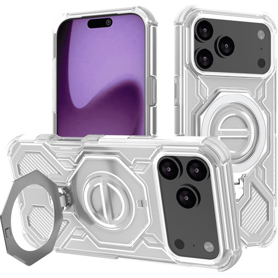 Techsuit - Carbon Shield Pro - Iphone 17 Pro Max - White Transparent