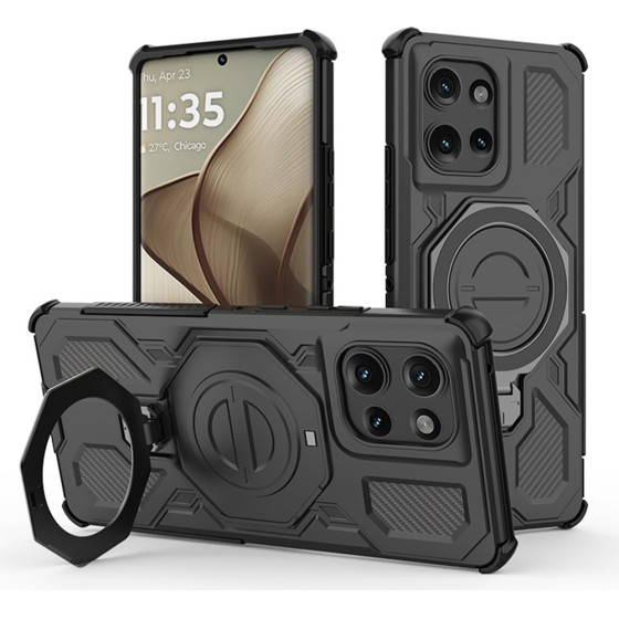 Techsuit - Carbon Shield Pro - Motorola Edge 50 - Black