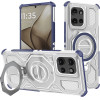 Techsuit - Carbon Shield Pro - Motorola Edge 50 - Blue Transparent