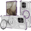 Techsuit - Carbon Shield Pro - Motorola Edge 50 - Purple Transparent