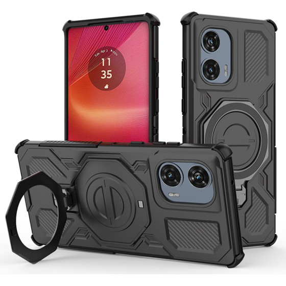 Techsuit - Carbon Shield Pro - Motorola Edge 50 Fusion - Black