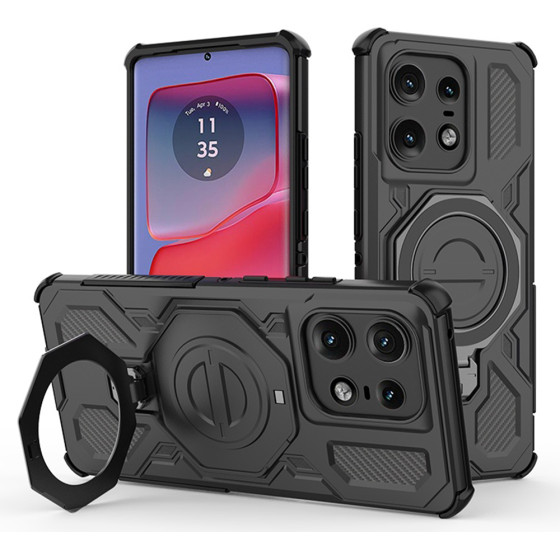 Techsuit - Carbon Shield Pro - Motorola Edge 50 Pro - Black