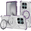 Techsuit - Carbon Shield Pro - Motorola Edge 60 / Edge 60 Fusion - Purple Transparent