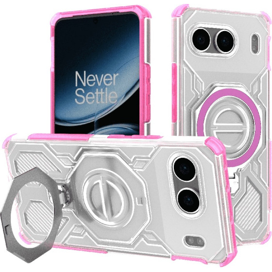 Techsuit - Carbon Shield Pro - Oneplus Nord 4 - Pink Transparent