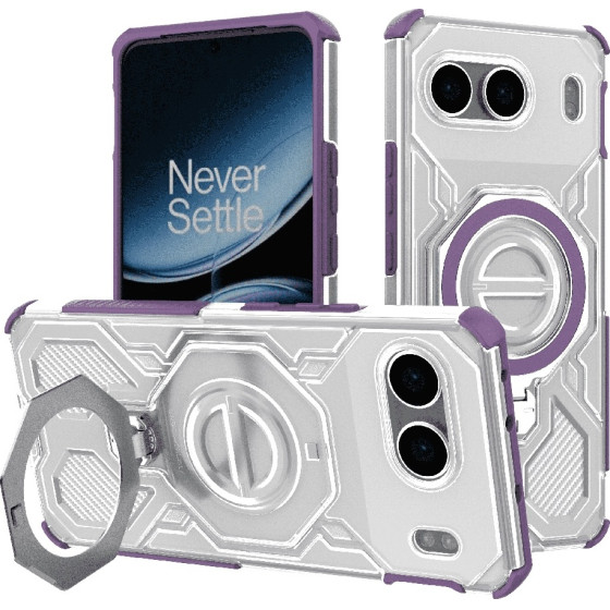 Techsuit - Carbon Shield Pro - Oneplus Nord 4 - Purple Transparent