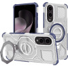 Techsuit - Carbon Shield Pro - Samsung Galaxy S25 Edge - Blue Transparent