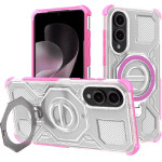 Techsuit - Carbon Shield Pro - Samsung Galaxy S25 Edge - Pink Transparent